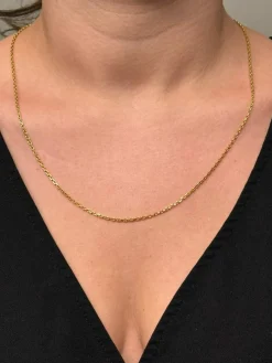 Chaine Or jaune Maille Forçat