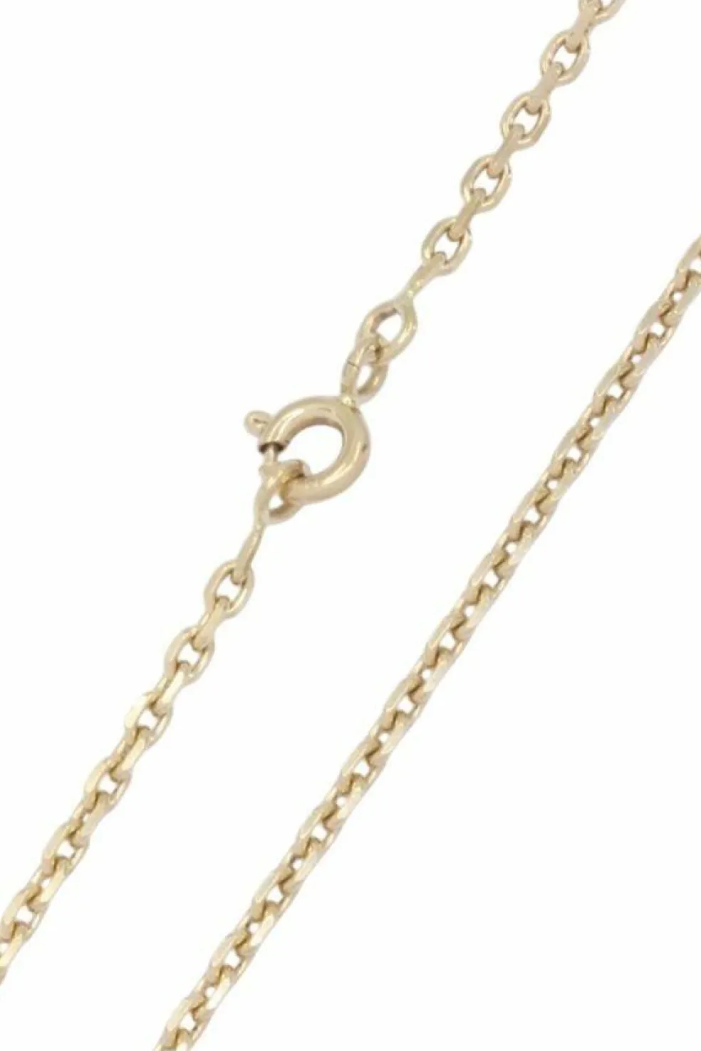 Chaine or jaune maille forçat