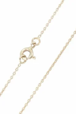 Chaine or jaune maille forçat ronde