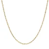 Chaine or jaune maille grain d'avoine
