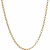 Chaine or jaune maille jaseron d'occasion
