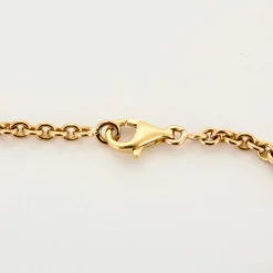 Chaine or jaune maille jaseron