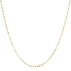 Chaine or jaune maille marine limée