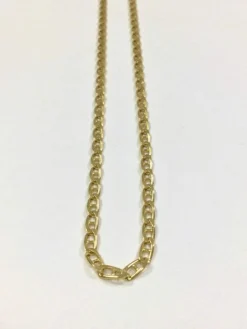 Chaine Or Jaune Maille Marine