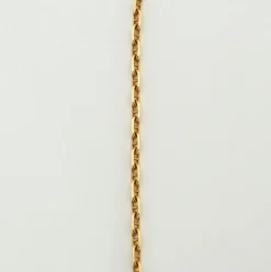 Chaine or jaune maille marine