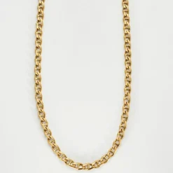 Chaine or jaune maille marine