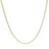 Chaine or jaune maille plate