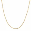 Chaine or jaune maille serpent
