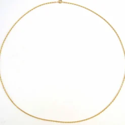 Chaine or maille forçat limée