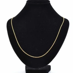 Chaine or maille forçat limée