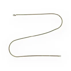Chaine or maille gourmette 56 cm