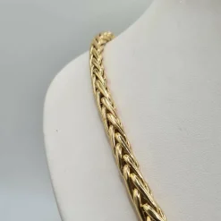 Chaine palmier or jaune