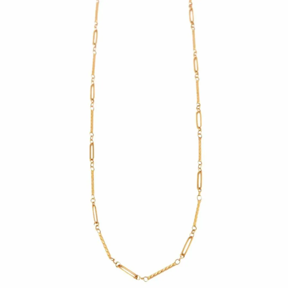 CHAINE VINTAGE JOULA OR