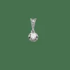 Chaîne & pendentif or platine diamants