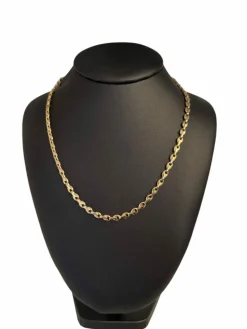 Chaîne collier Baraka en or jaune et blanc