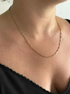 Chaîne en or maille Figaro