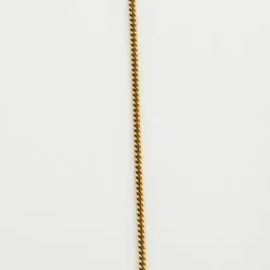Chaîne et Pendentif en or jaune, miniature émaillée