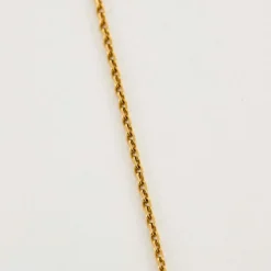 Chaîne et pendentif or jaune et citrine