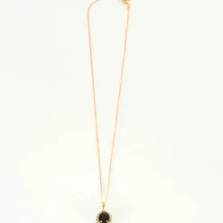Chaîne et pendentif or, saphir et diamants