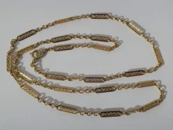 Chaîne giletière collier ancien