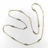 Chaîne italienne vintage à maillons fantaisie en or 18 carats