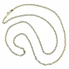 Chaîne longue italienne à maillons ouverts en or 18 carats