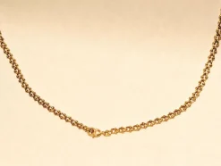 Chaîne maille ancienne en or 18k