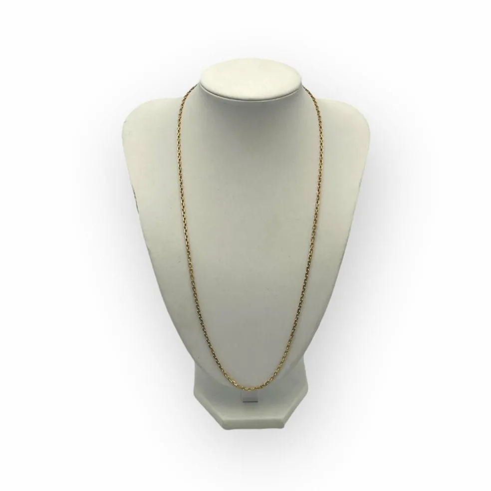 Chaîne maille forçat 57 cm