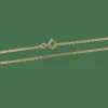 Chaîne maille forçat diamantée