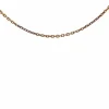 Chaîne maille forçat or jaune 18 carats 60 cm