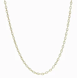 Chaîne maille forçat or jaune
