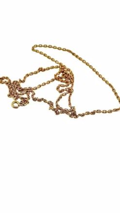 Chaîne maille forçat or jaune 18 carats 60 cm