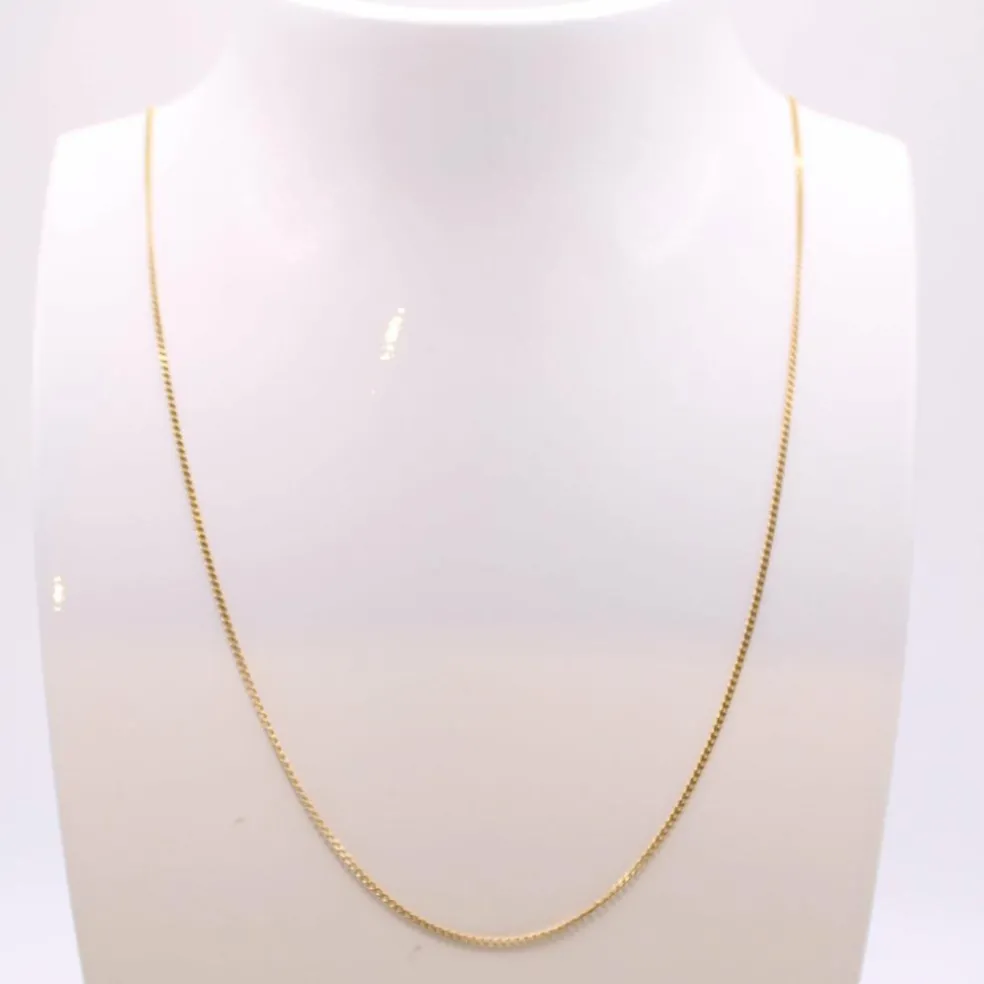 Chaîne maille forçat, or jaune