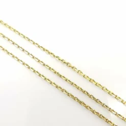 Chaîne maille forçat or jaune