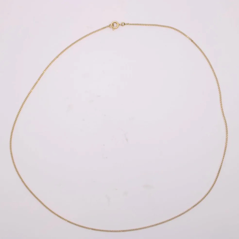Chaîne maille forçat, or jaune