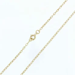 Chaîne maille forçat or jaune