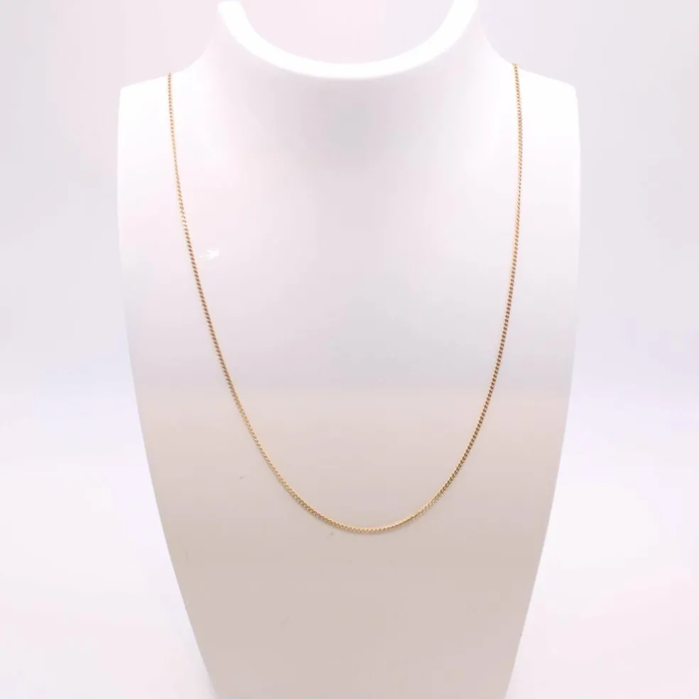 Chaîne maille forçat, or jaune