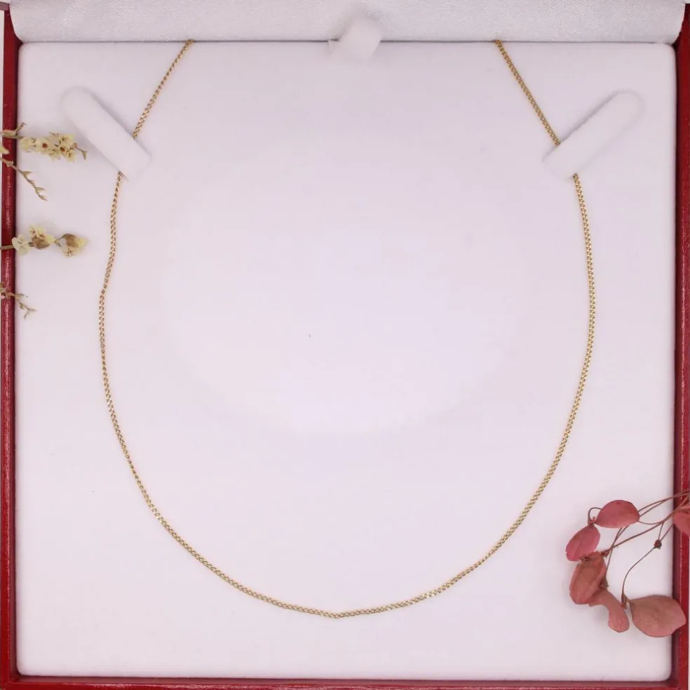 Chaîne maille forçat, or jaune