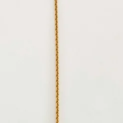 Chaîne or jaune maille forçat