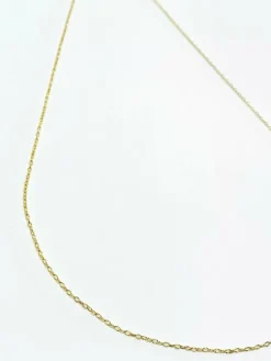 Chaîne or jaune maille forçat