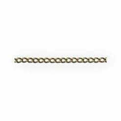 Chaîne or jaune maille gourmette 52 cm