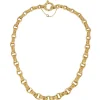 Chaîne vintage maille ovale or jaune