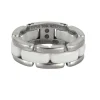 CHANEL - Bague "Ultra" céramique blanche