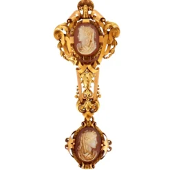 Chatelaine revisitée en Broche