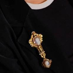 Chatelaine revisitée en Broche