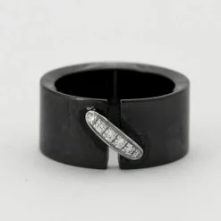 CHAUMET - Bague Lien Céramique Diamants