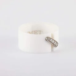 CHAUMET - Bague Liens Céramique blanche