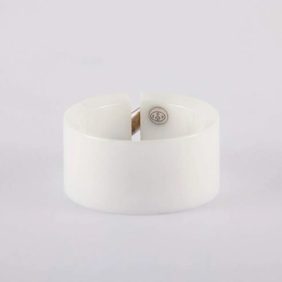 CHAUMET - Bague Liens Céramique blanche