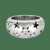 CHAUMET - Jonc Etoilé - Bague Or blanc et Diamants