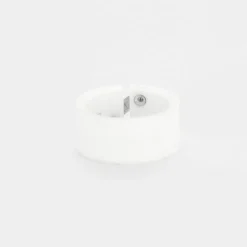 CHAUMET- Liens - Bague céramique blanche, or gris et diamants